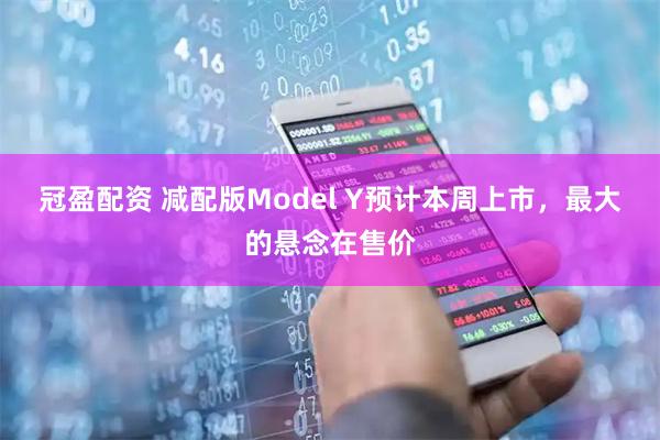 冠盈配资 减配版Model Y预计本周上市，最大的悬念在售价